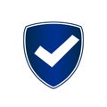 Security approval check icon - for stock